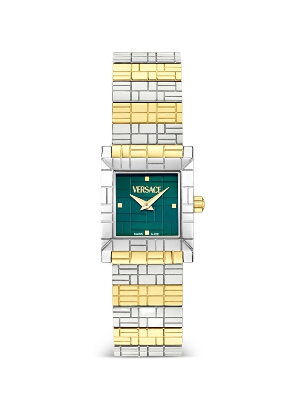 Mosaic square-face 22mm watch - 1