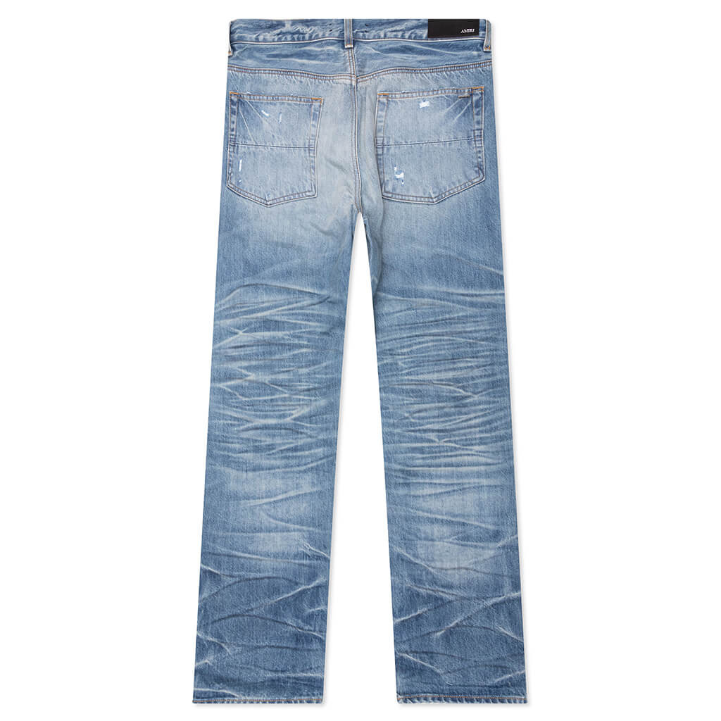 PLEATED DENIM STRAIGHT MX1 JEAN - HONEYCOMB INDIGO - 2