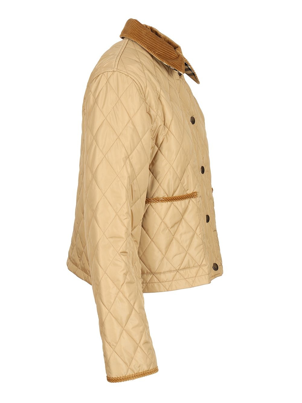 Cropped Jacket Jackets Beige - 3