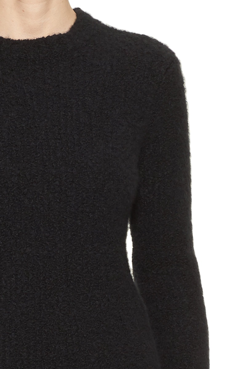 Pablo Skirt in Black Cashmere Boucle - 6