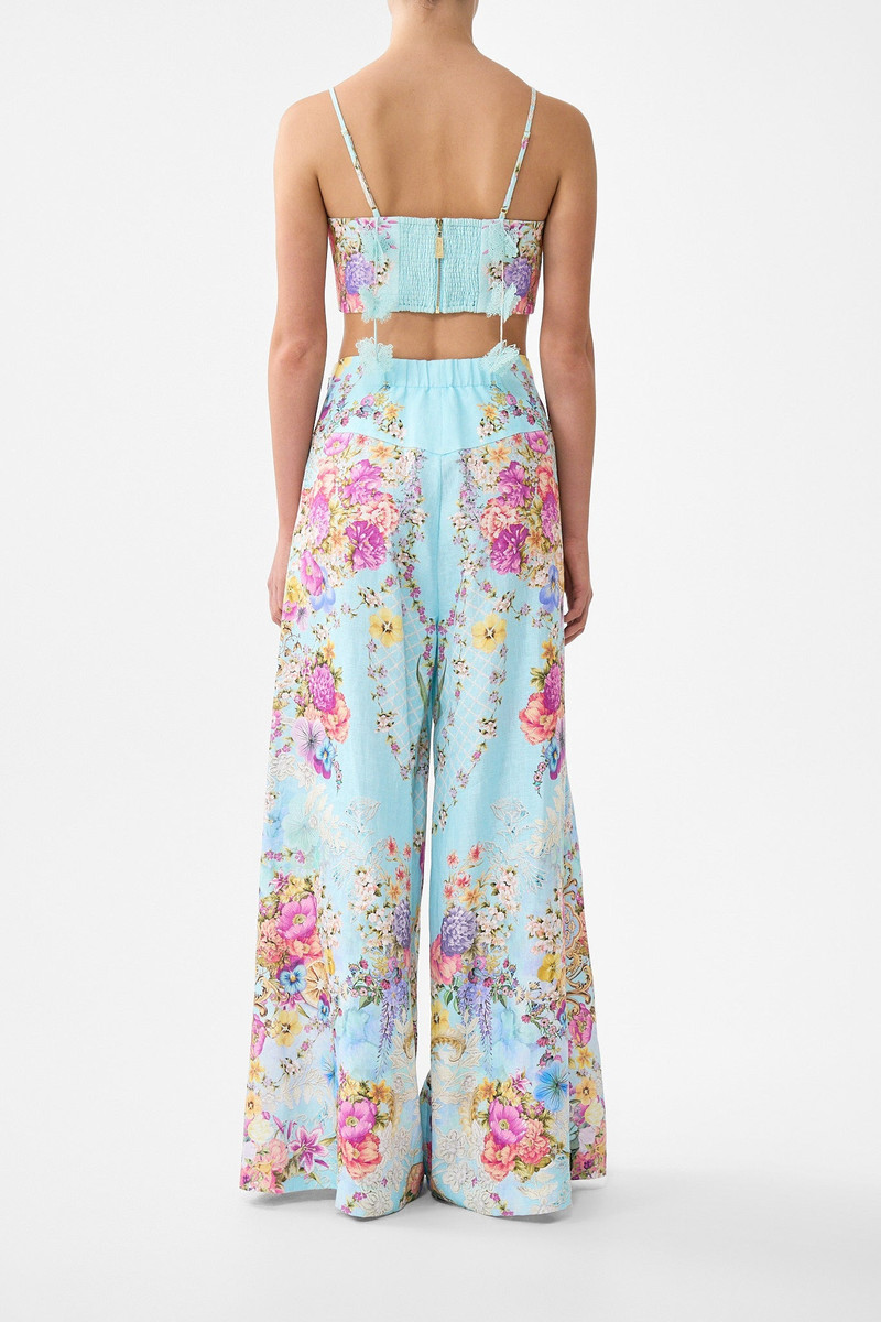 CAMILLA CORSET WAIST WIDE LEG PANT outlook