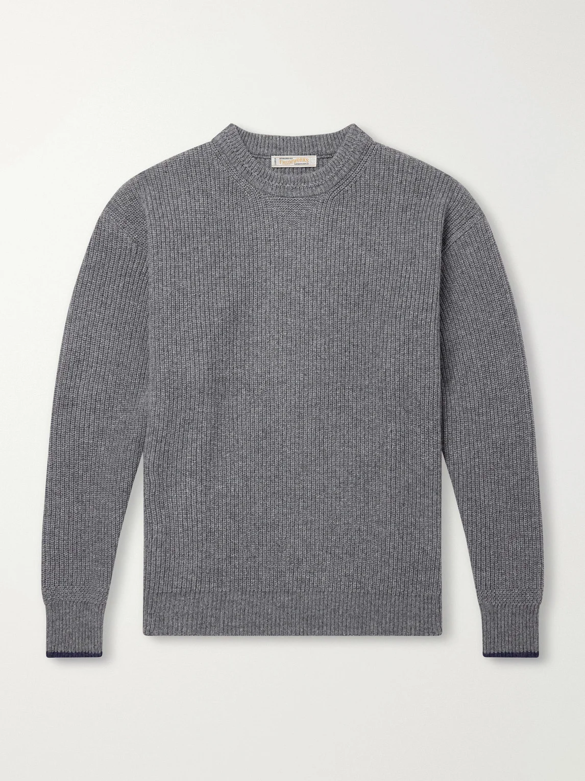 Ribbed Wool-Blend Sweater - 1