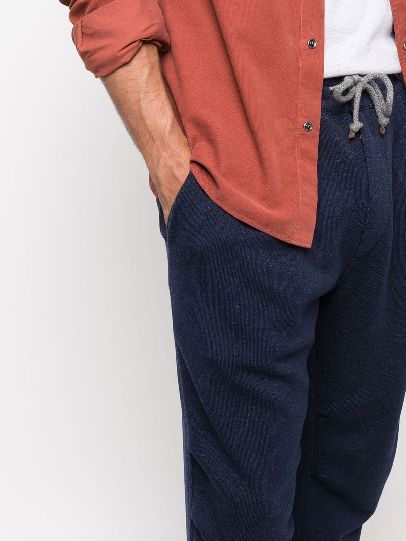 drawstring-waist cashmere straight-leg trousers 5