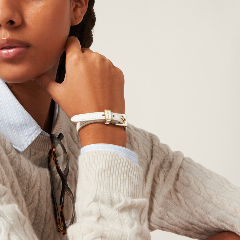 Miu Miu Leather bracelet outlook