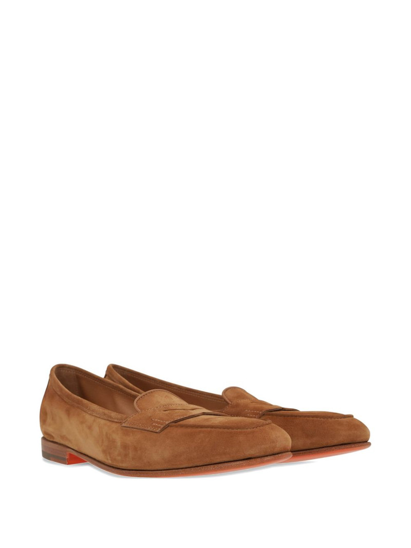 Santoni penny loafers outlook