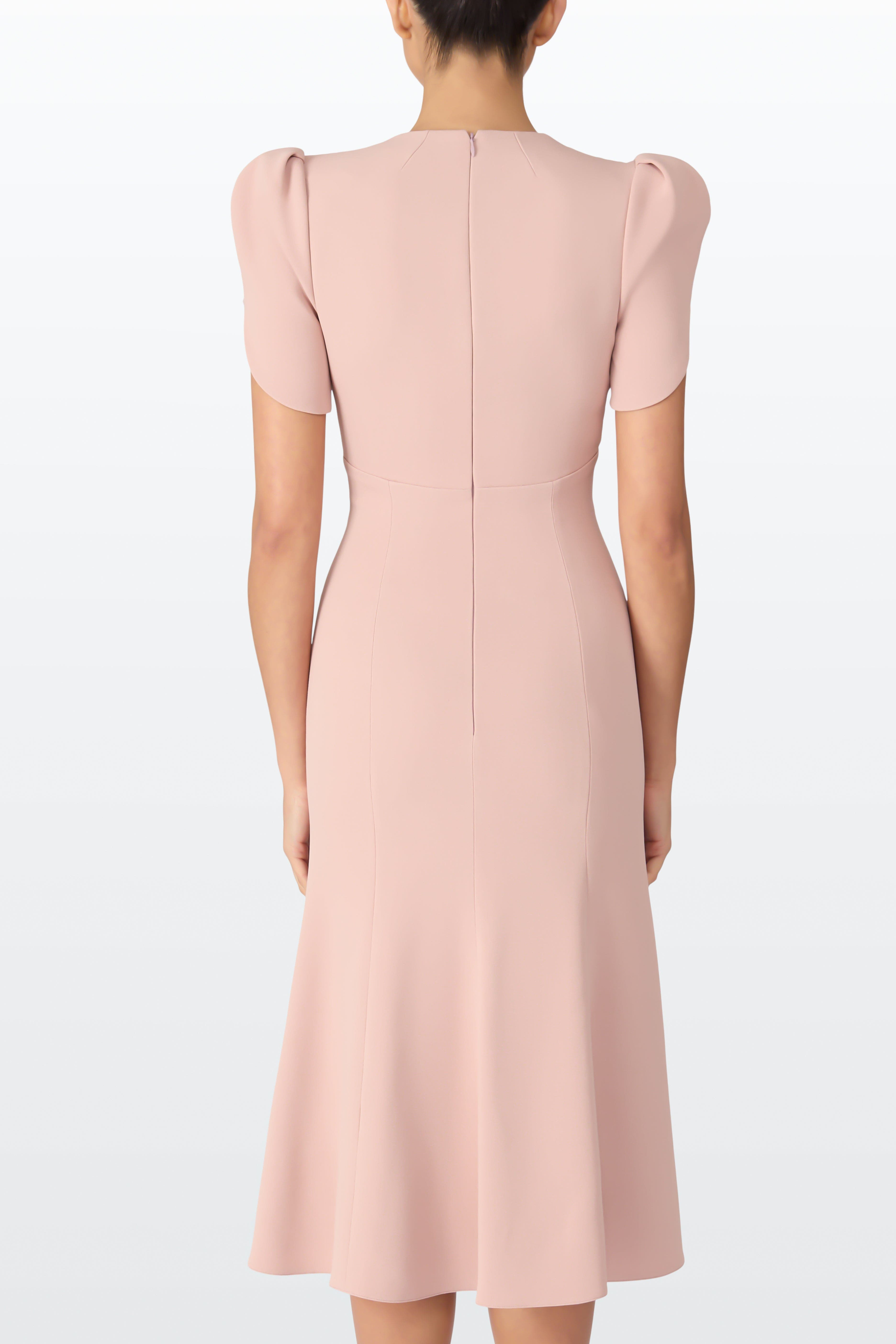 Jenny Packham Rosina Cocktail Dress in Pale Powder at Nordstrom - 3