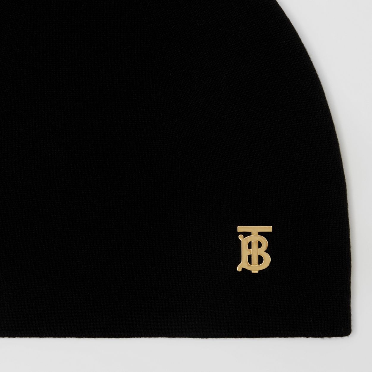 Reversible Monogram Motif Wool Cashmere Beanie - 2