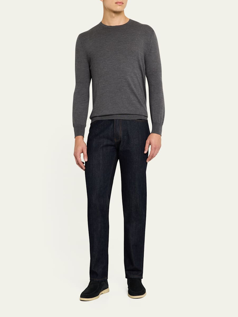 Loro Piana Men's Wool Knit Crewneck Sweater outlook