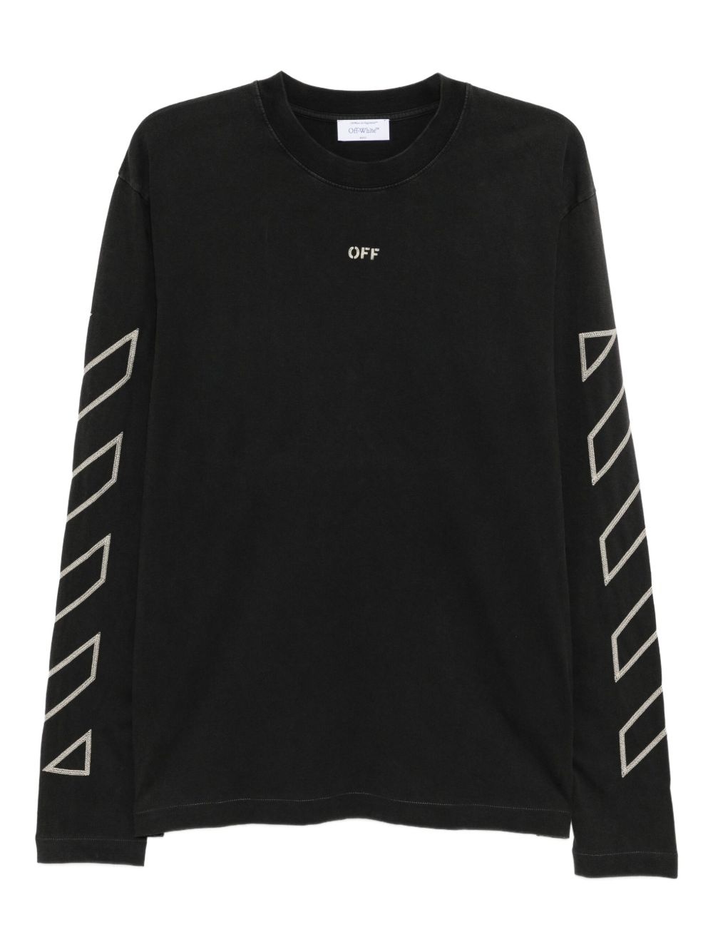 arrow-print T-shirt - 1