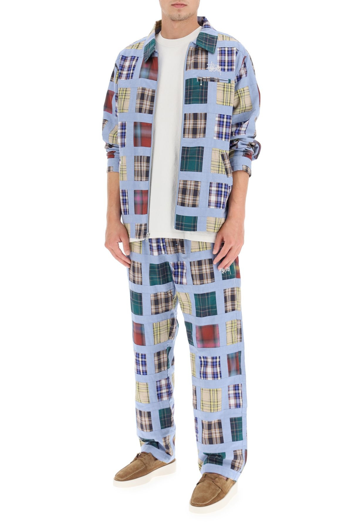 PATCHWORK MADRAS TROUSERS - 2