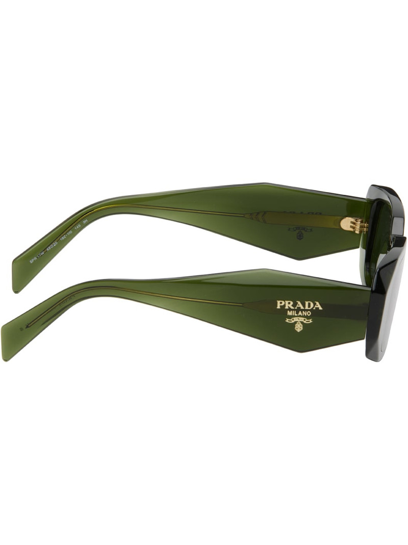 Prada Green 'Prada Symbole' Sunglasses outlook