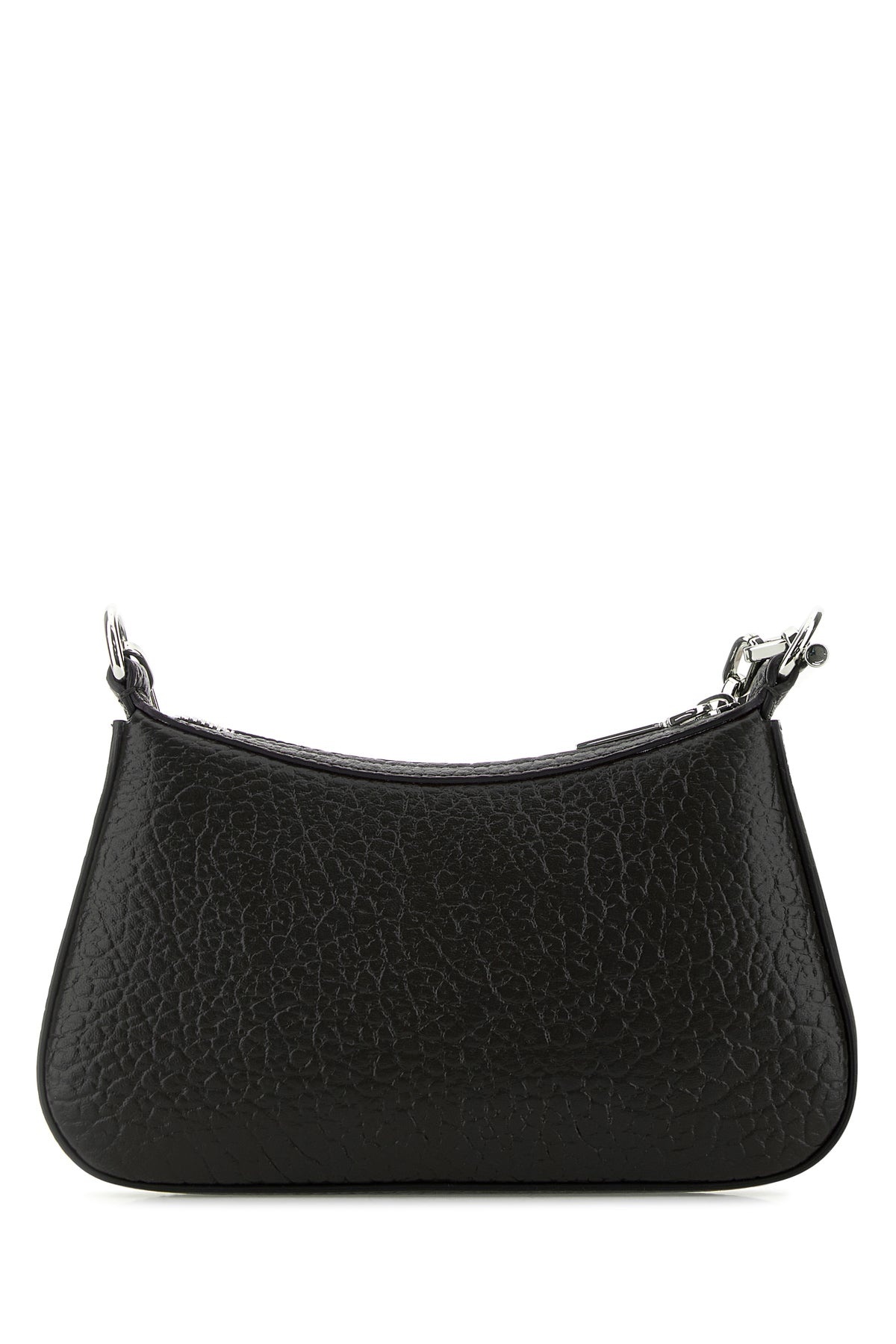 Black leather mini T-Bar handbag - 3