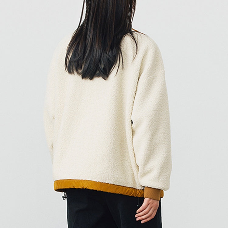 Vans Faux Sherpa Jacket Reversible Coat 'Brown Beige' VN0A4UTM1M7 - 5