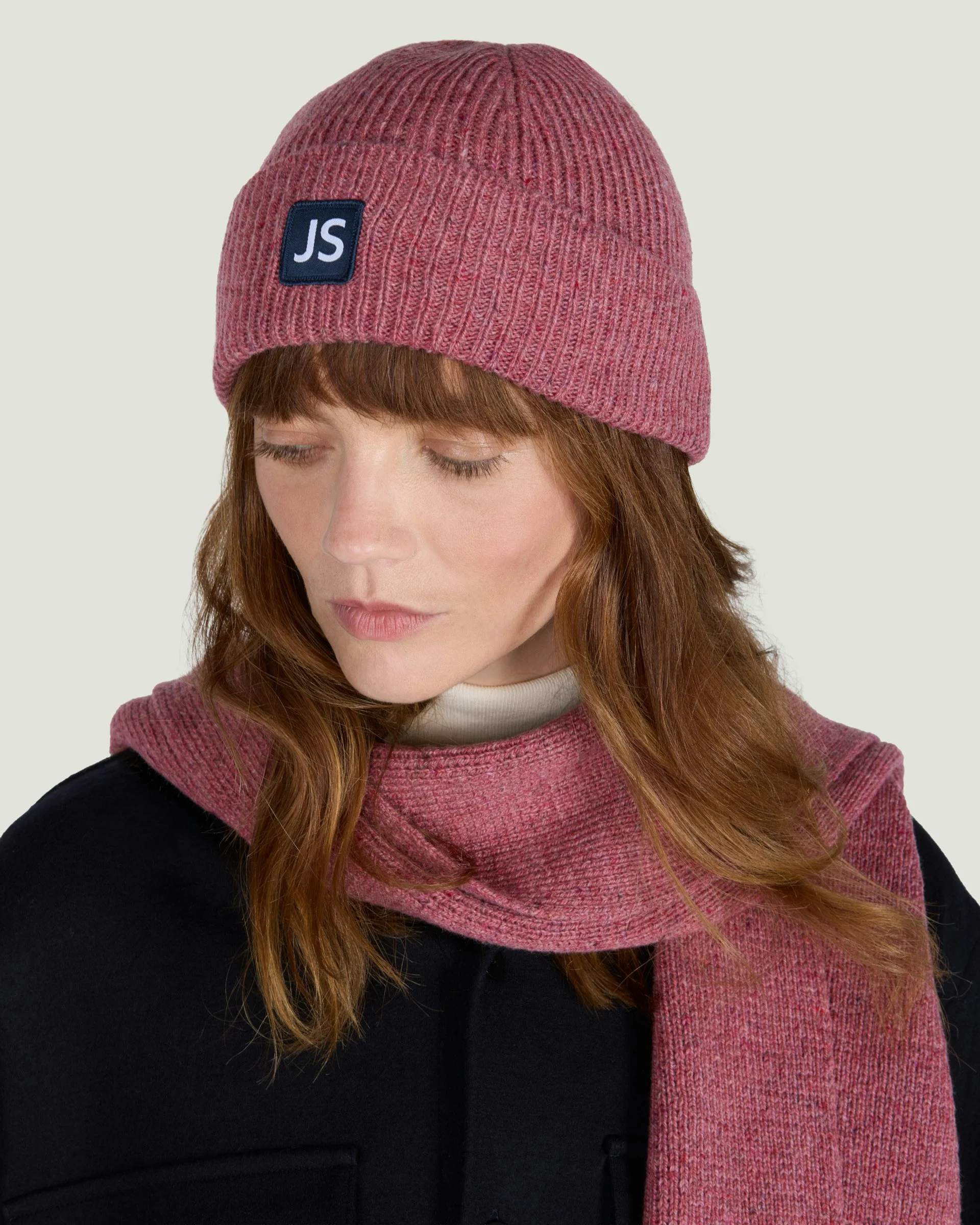 JS x John Smedley - Hat Extra Fine Merino Wool Hat - 1