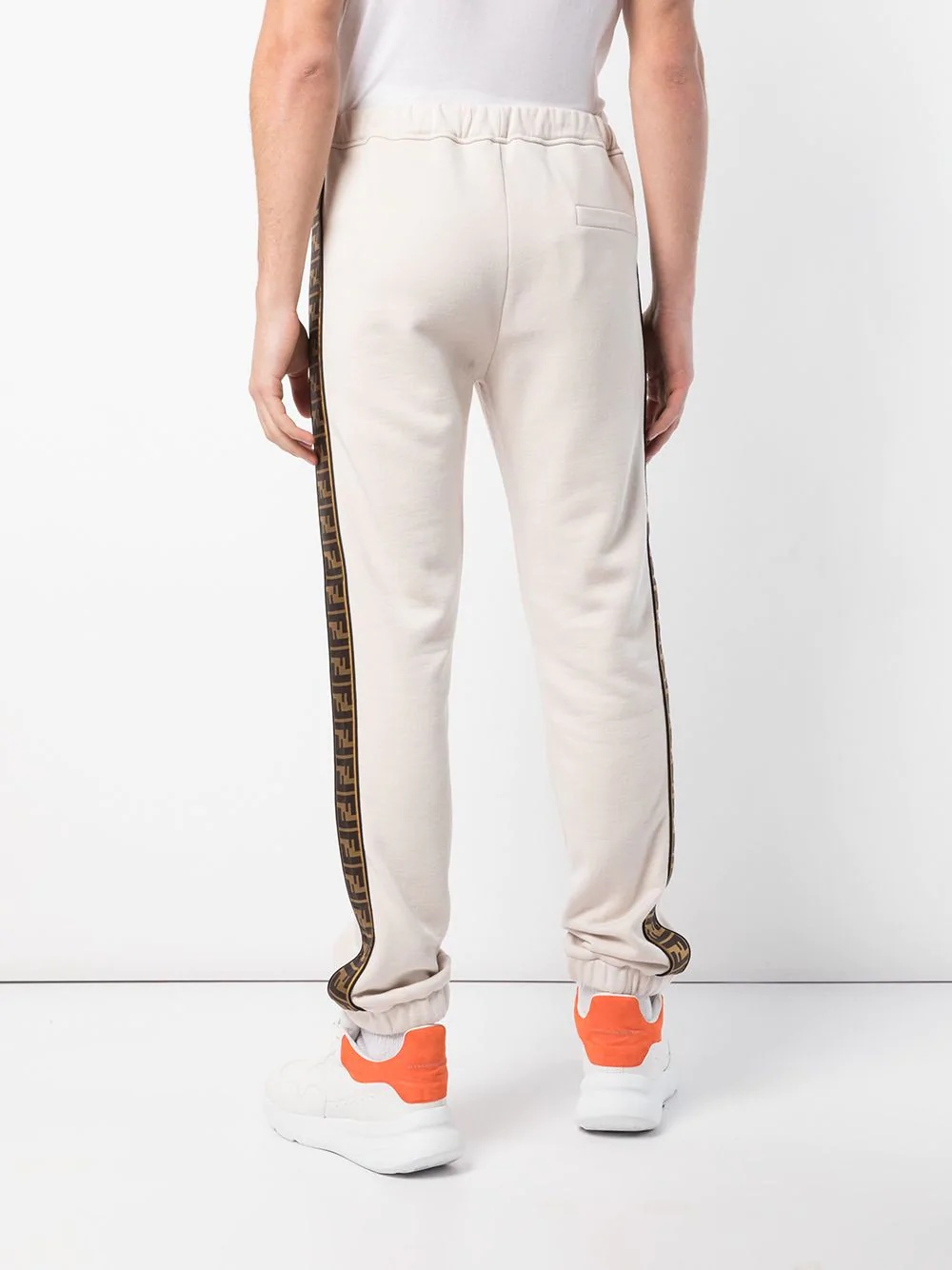 FF logo stripe track trousers - 4