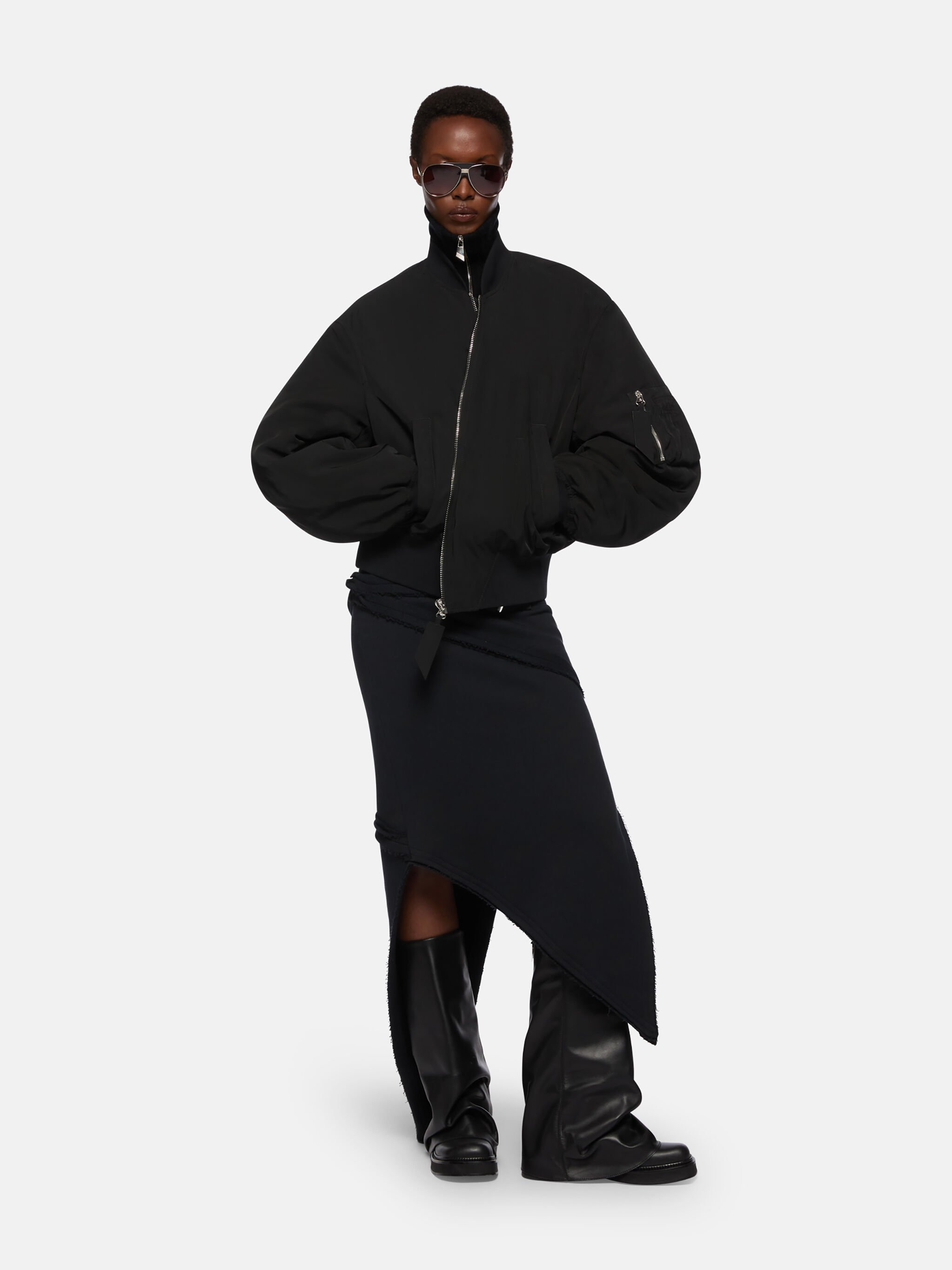"ANJA'' BLACK BOMBER - 2
