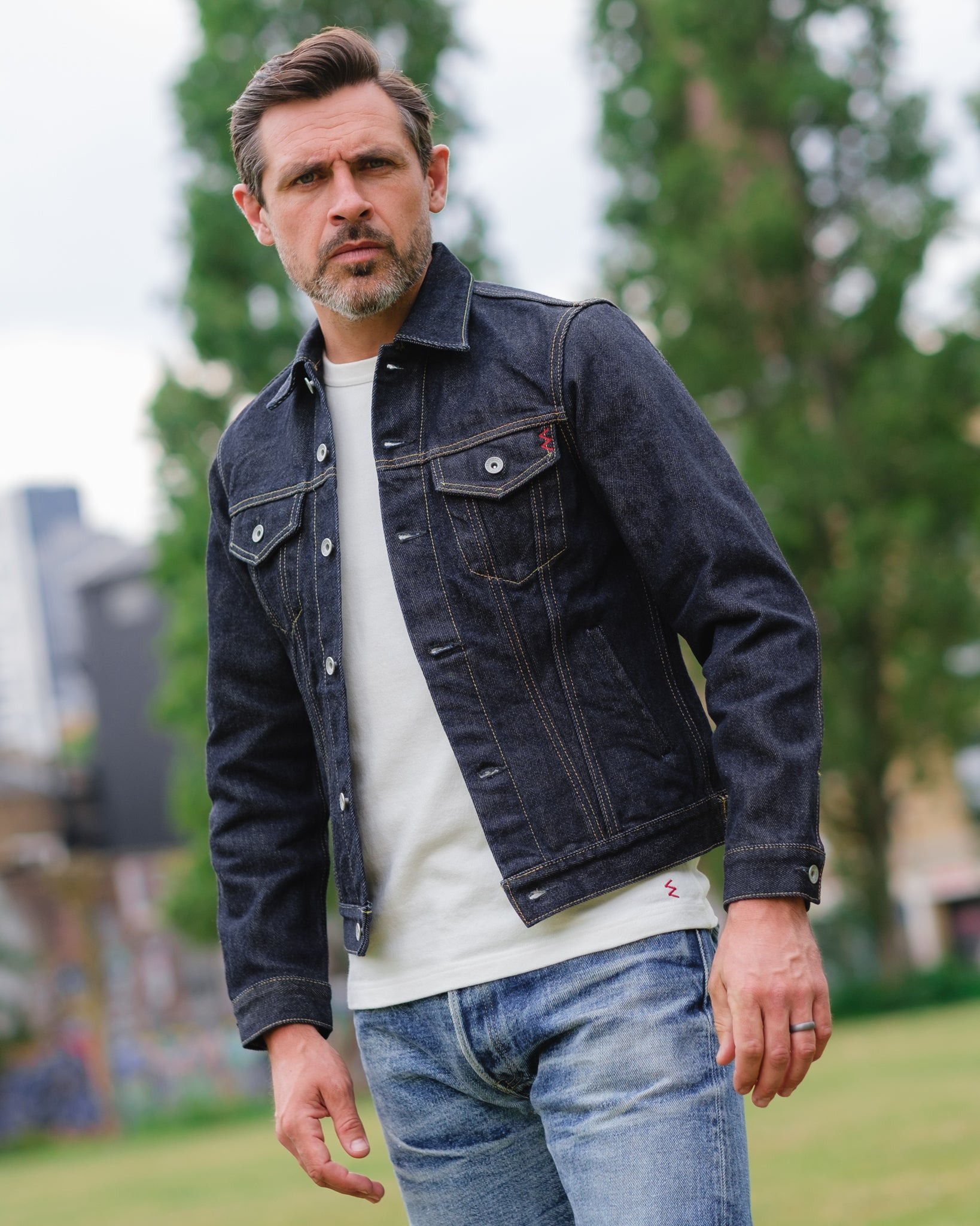 IH-526PJ 21oz Selvedge Denim Modified Type III Jacket - Indigo - 5