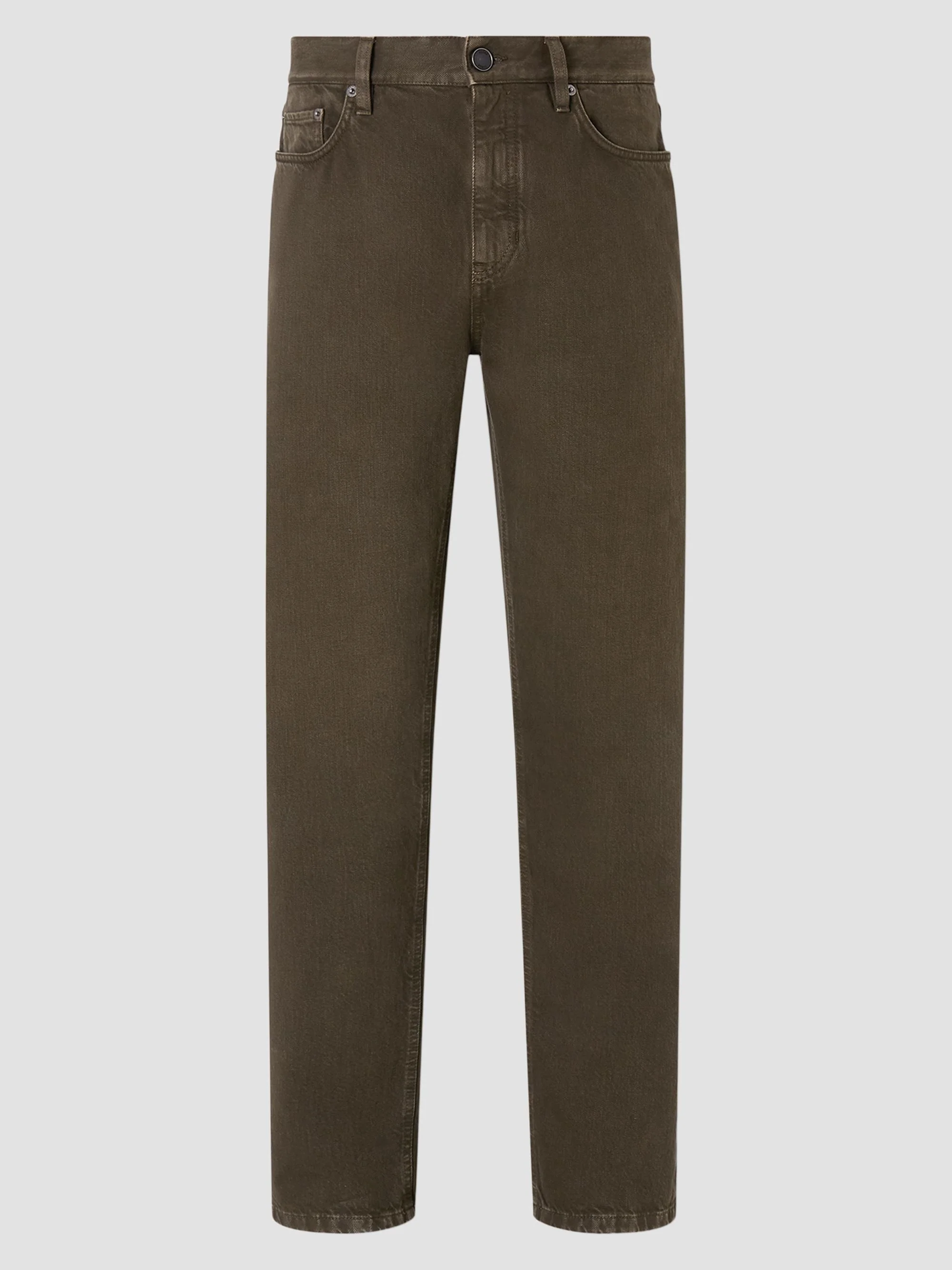 Men's Cotton Roccia Jeans - Dark Olive Green - 1