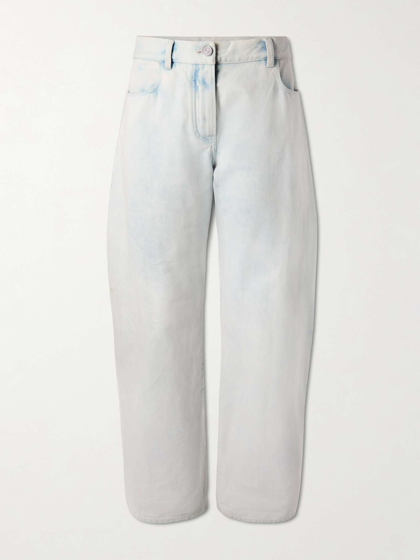 Low-rise barrel-leg jeans Light denim - 1