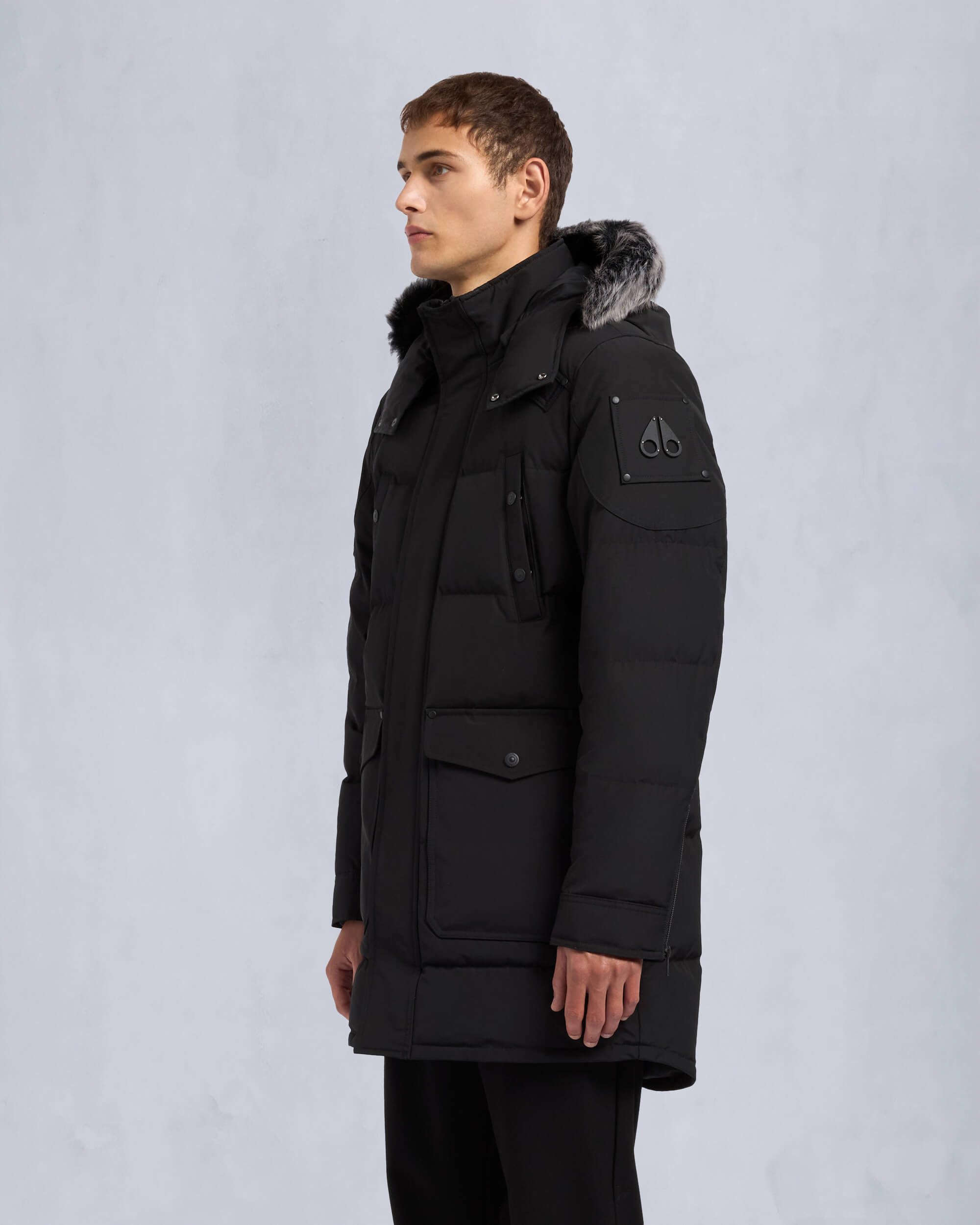 ONYX SHEARLING BIG RIDGE PARKA - 3