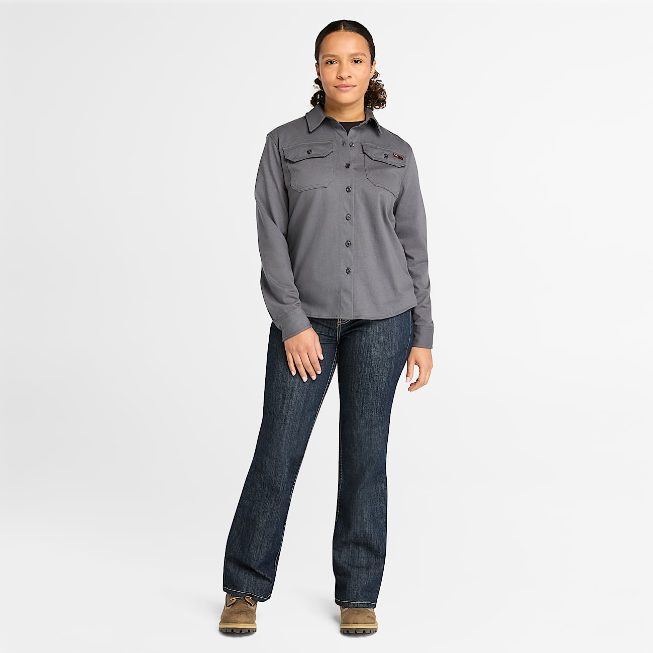 Women's Timberland PRO® Grit-N-Grind Flame-Resistant Flex Denim Work Jeans - 3