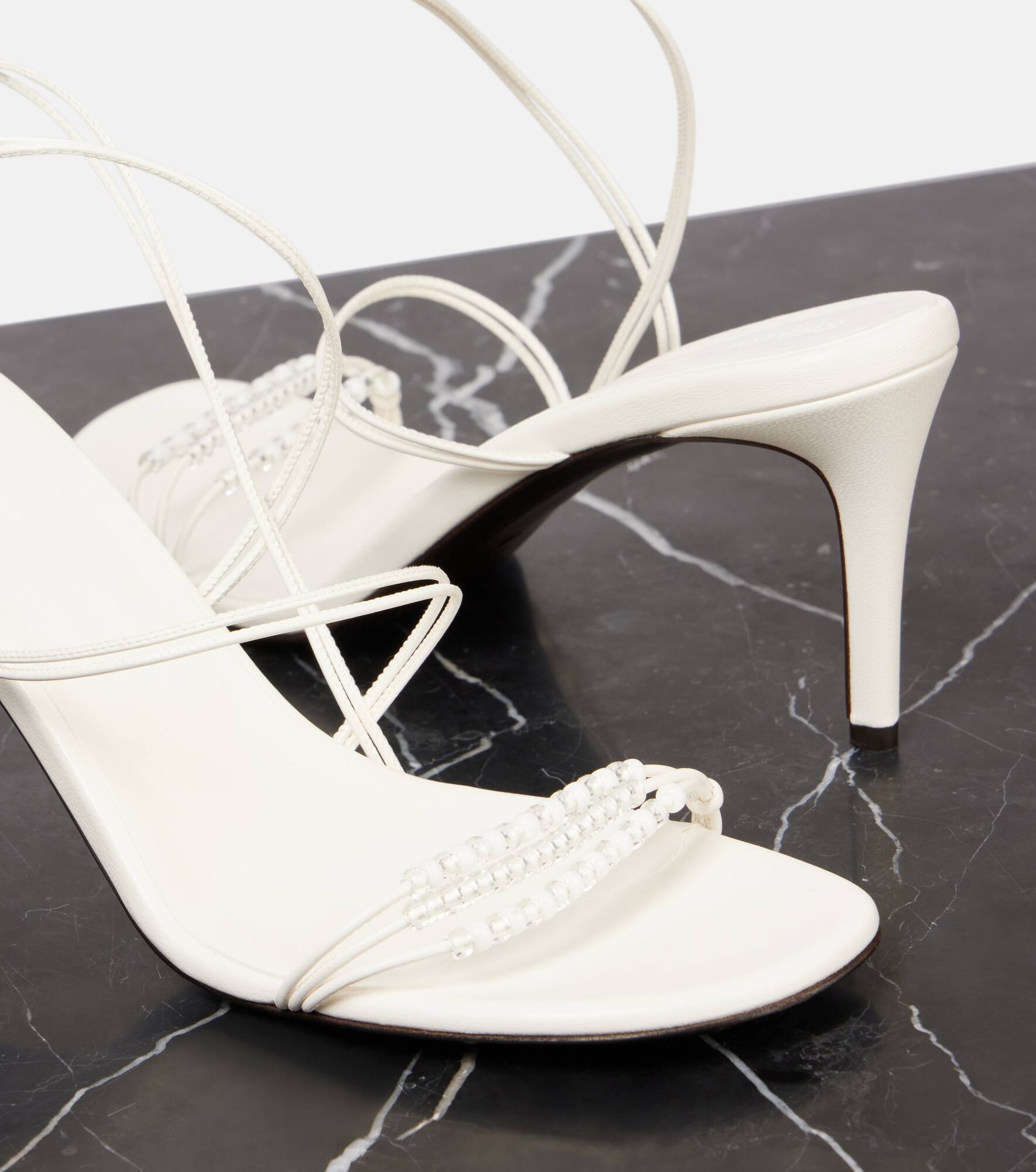 Loop 75 embellished leather sandals - 5