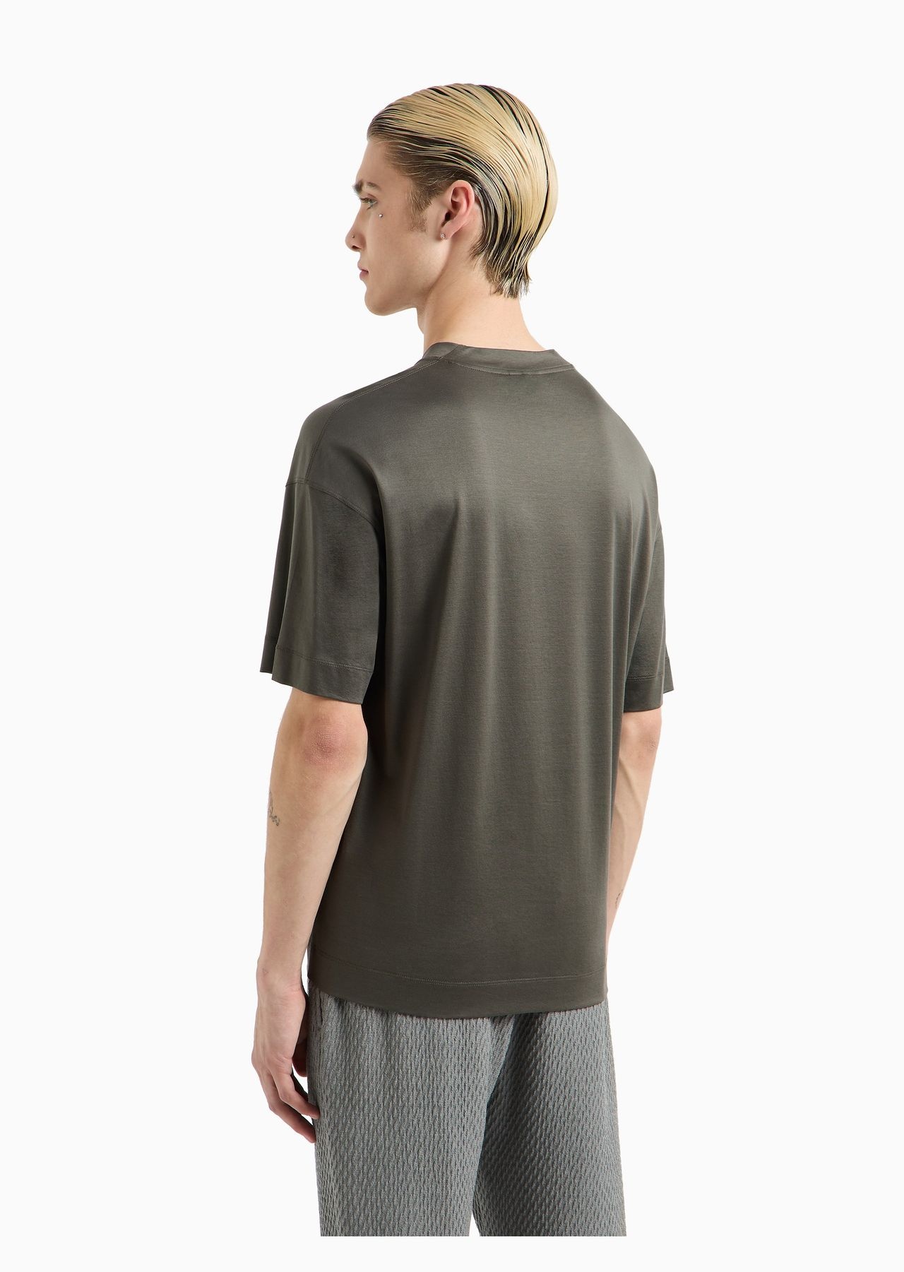 ASV Lyocell-blend jersey V-neck T-shirt - 3