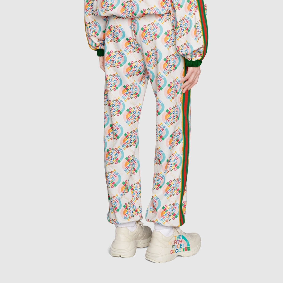 The North Face x Gucci jersey pants - 4