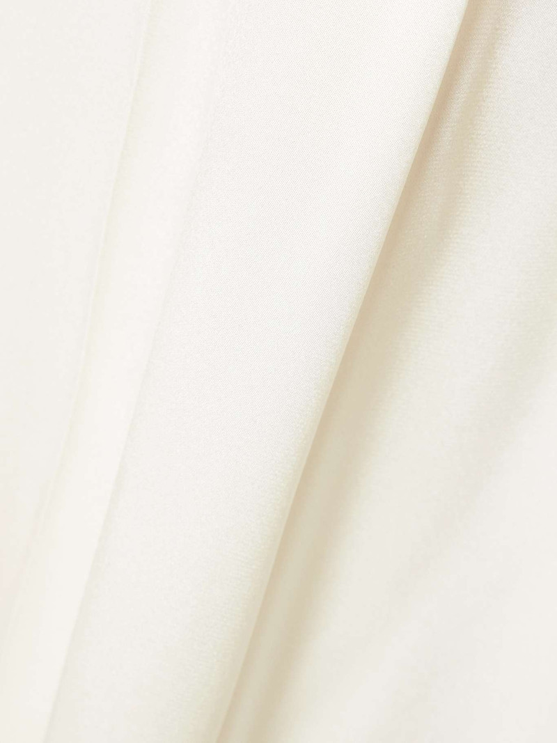 Mabon belted silk-satin wide-leg pants 4