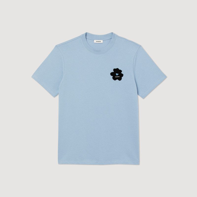Flower patch T-shirt 1