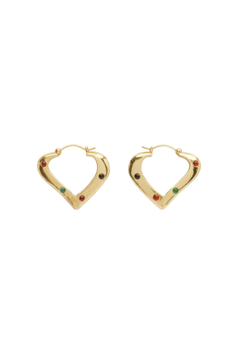 Atomic Heart Hoop Earrings 1