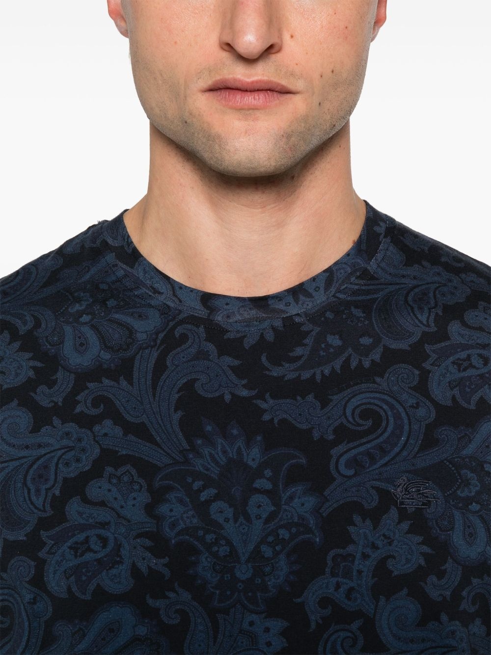 paisley-print T-shirt - 4