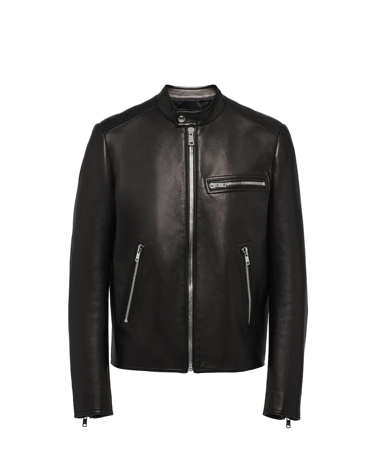 Plongé nappa leather biker jacket - 1