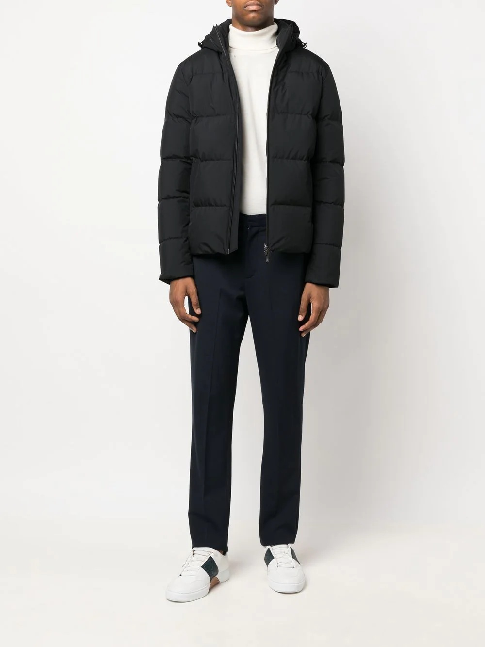 hooded puffer jacket - 2