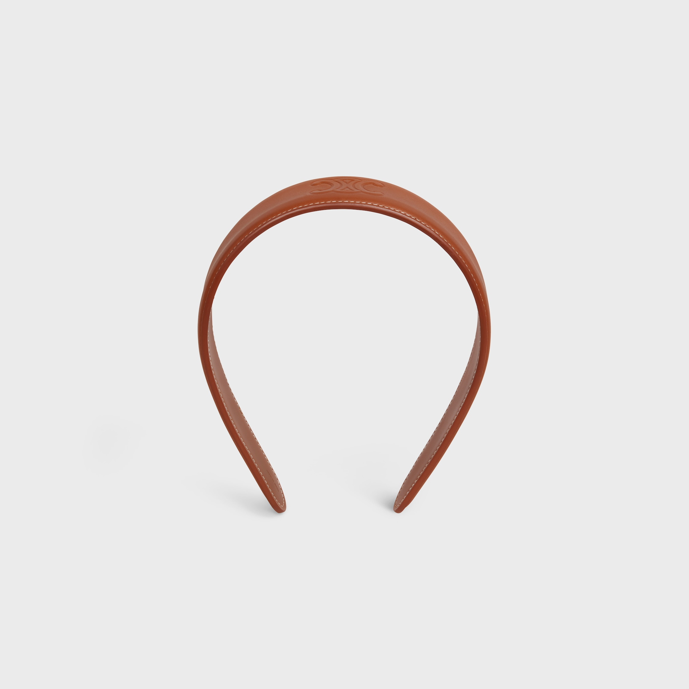 Cuir Triomphe Headband in Calfskin Leather - 1