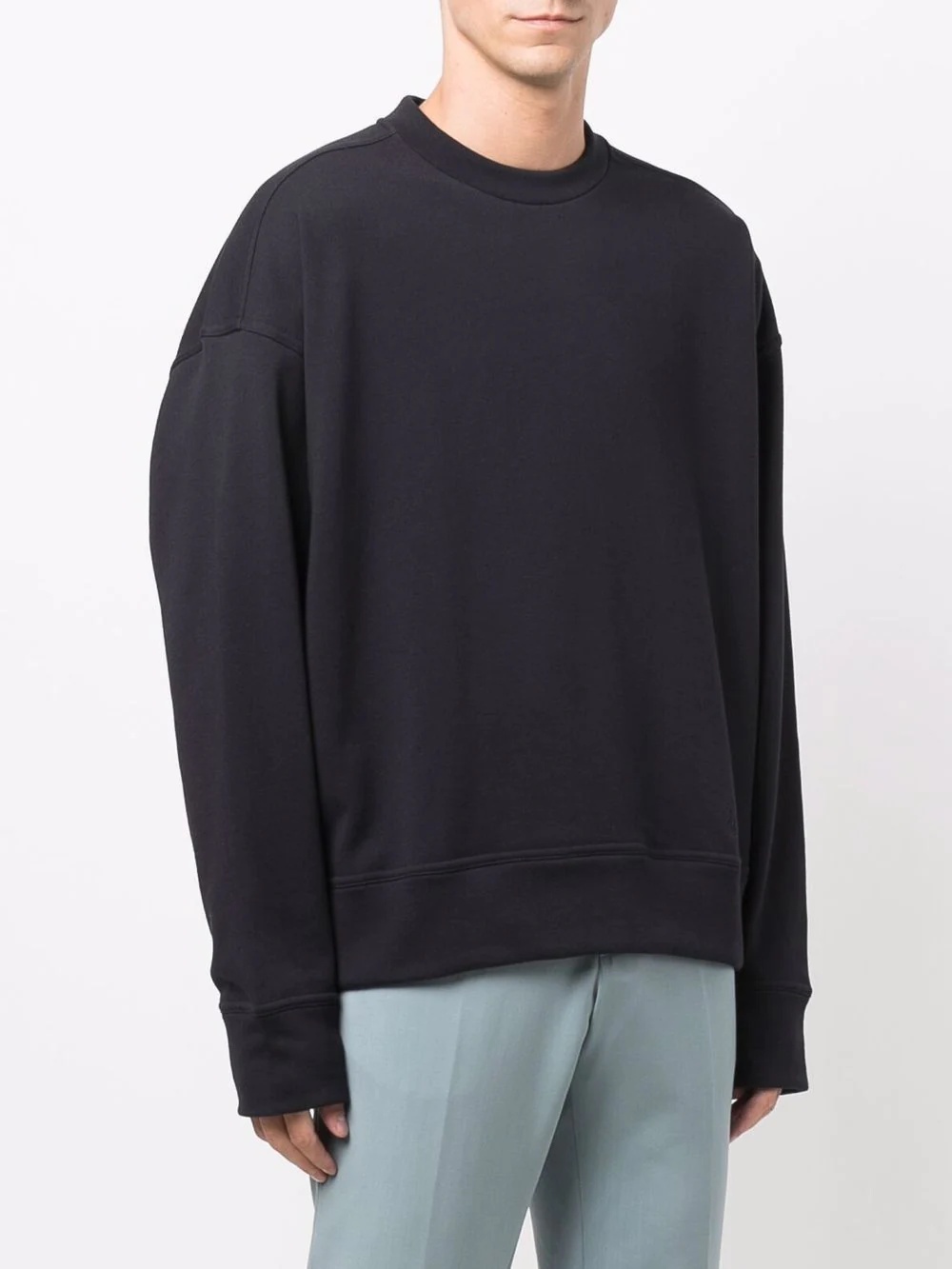 crew neck wool sweatshirt - 3