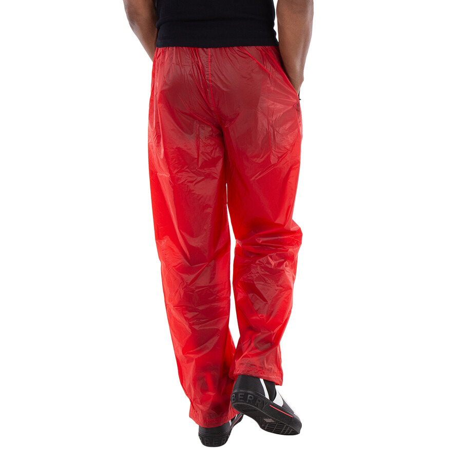 Rains Men's Red Norton Wide Leg Pants - 3