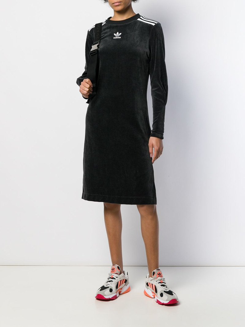 adidas long sleeved logo dress outlook