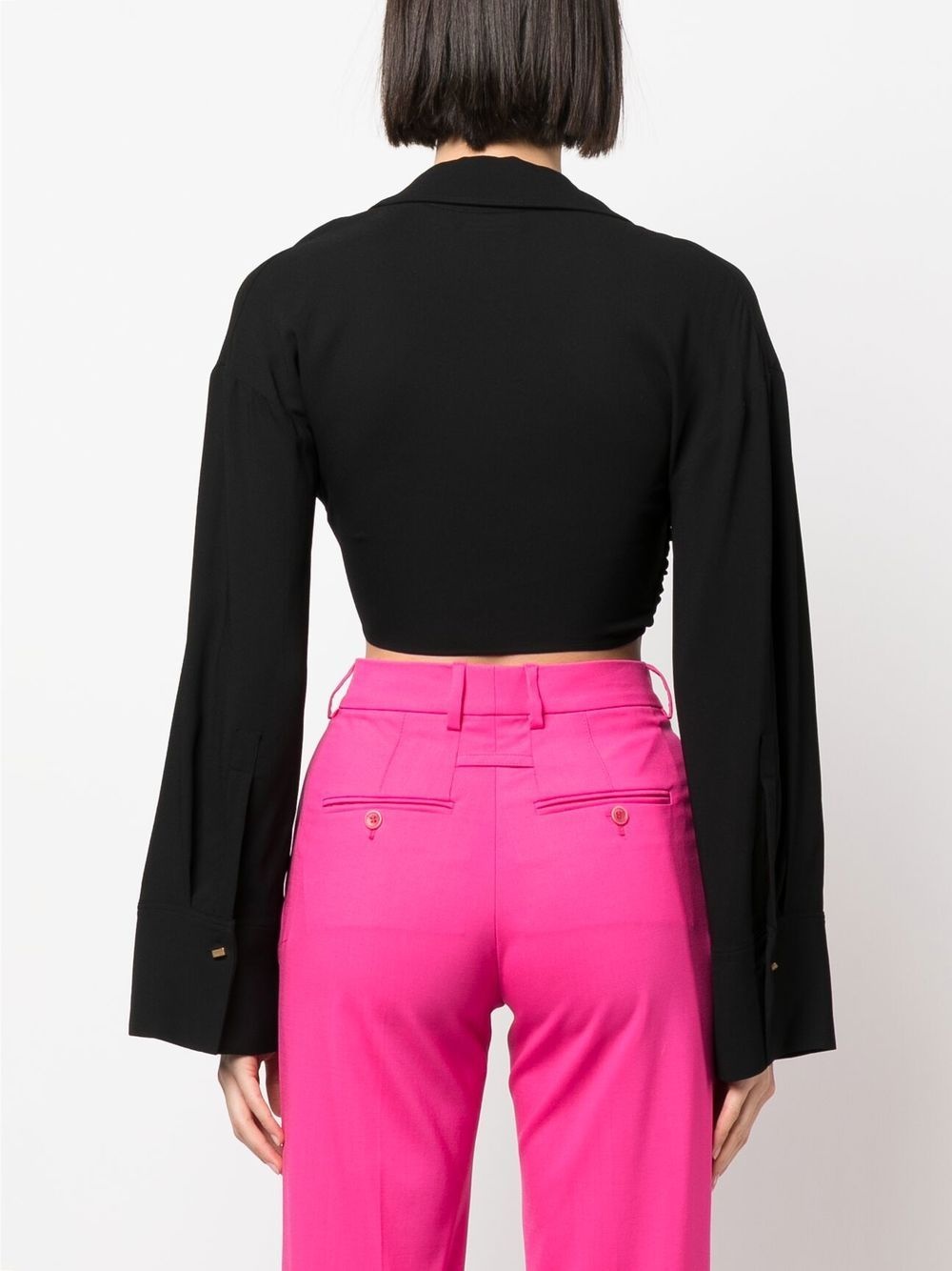 twist-detail cropped top - 4