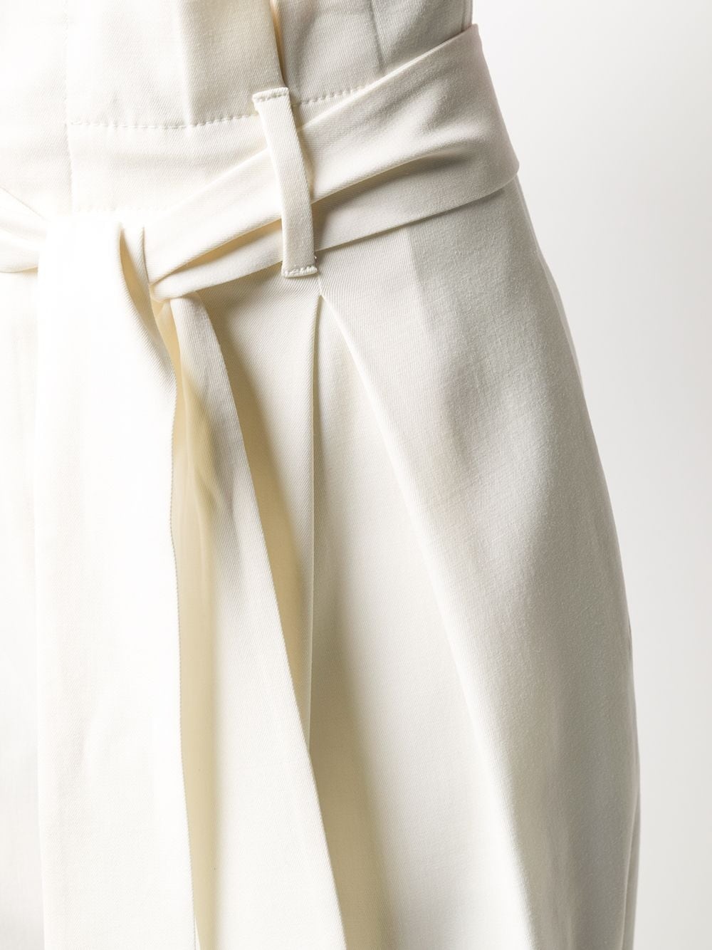 belted tapered trousers - 5