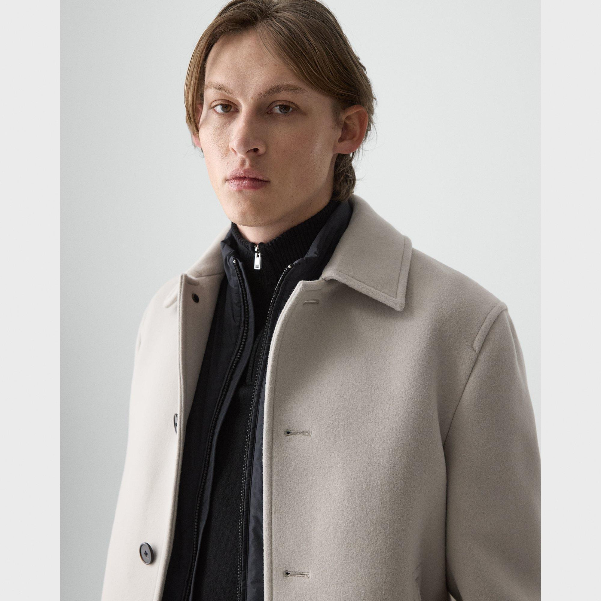 Peacoat in Plush Melton - 5