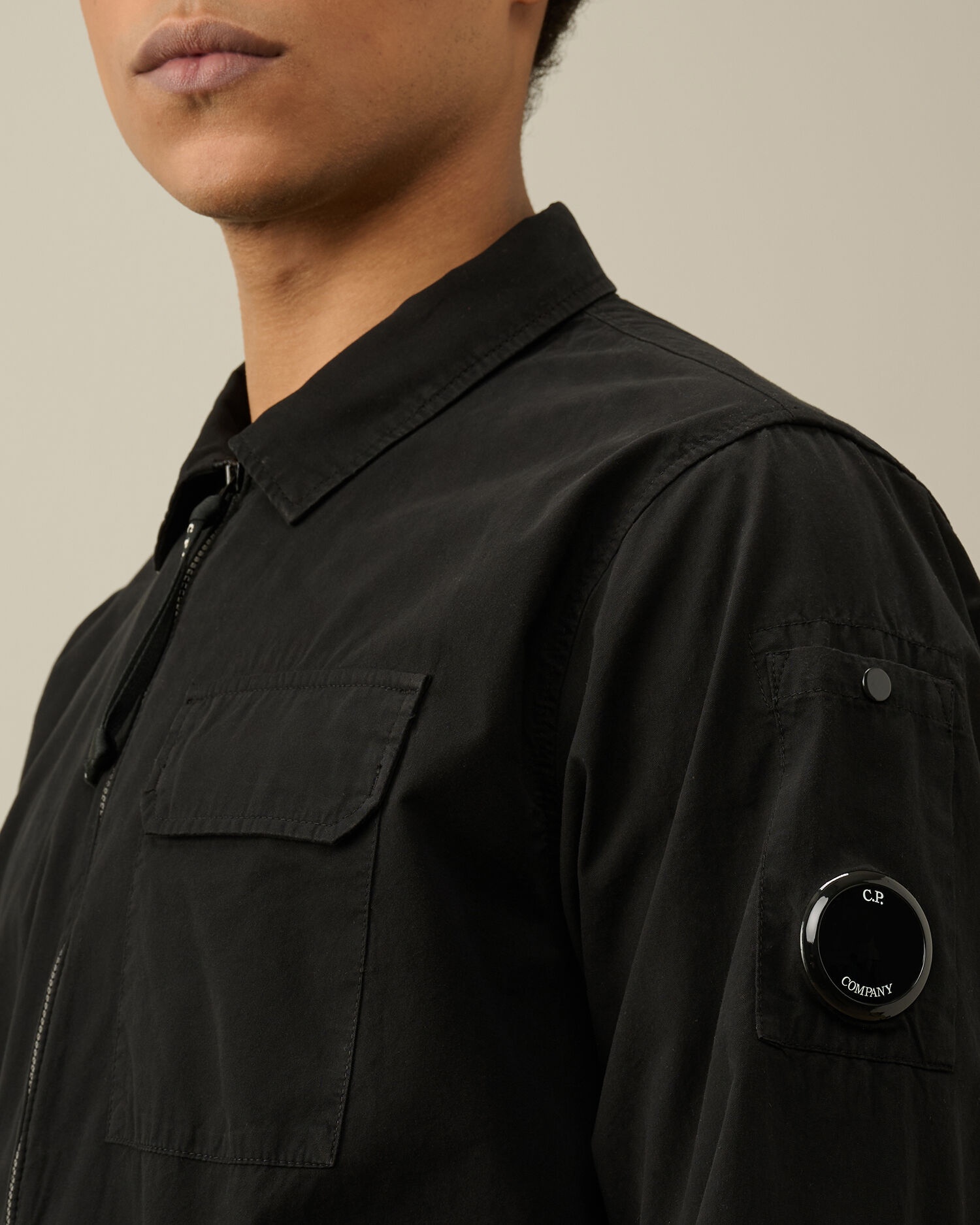 Gabardine Zipped Shirt - 5