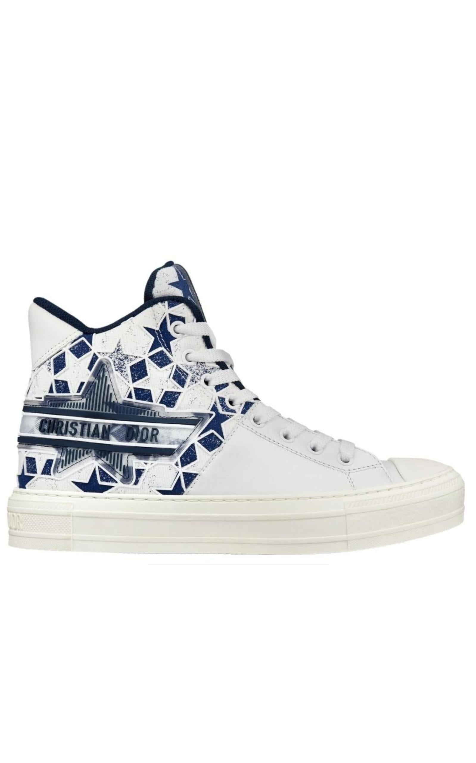 Walk N Dior Star High Top Sneakers - 1