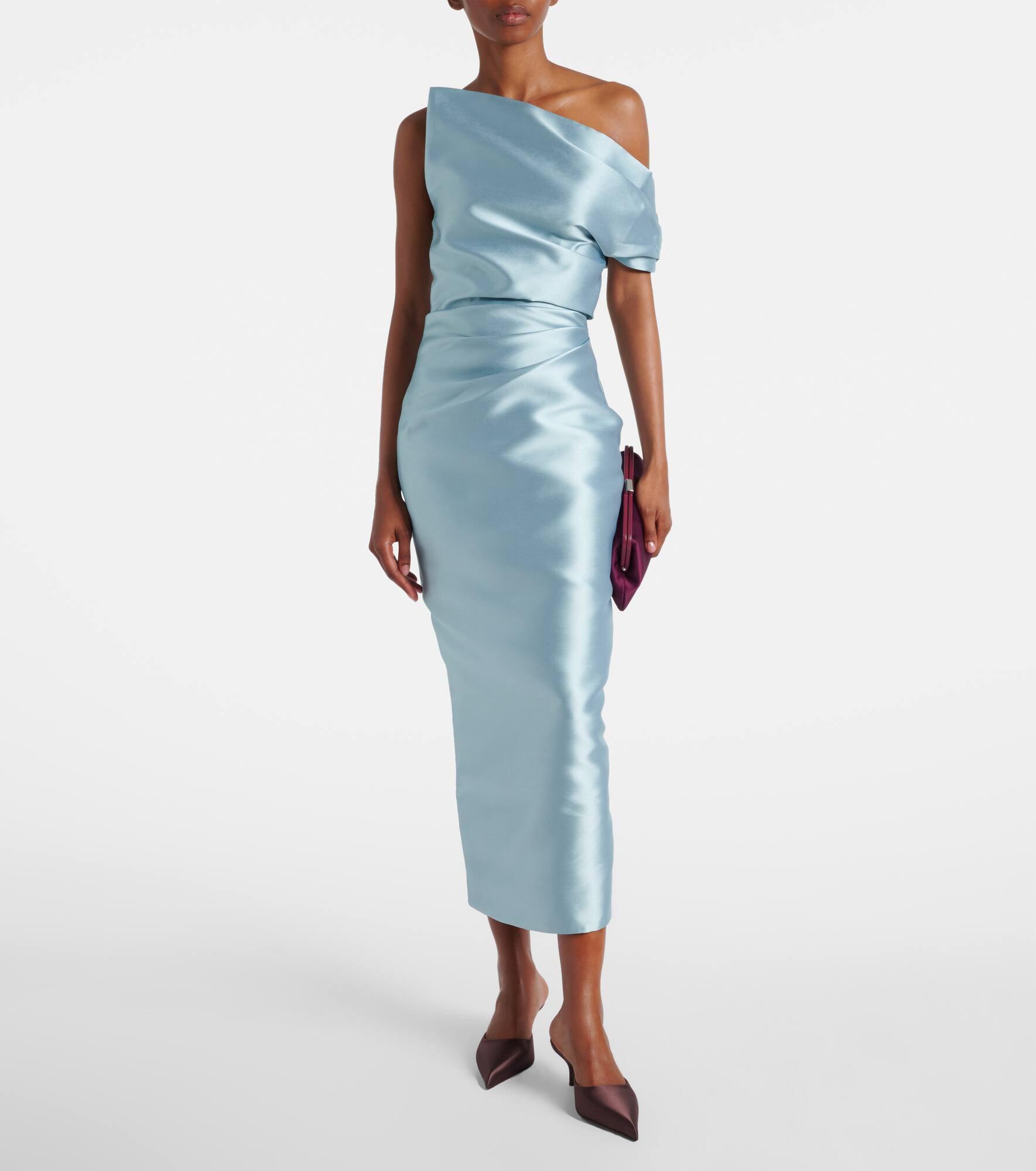 Ellison satin cocktail dress - 2