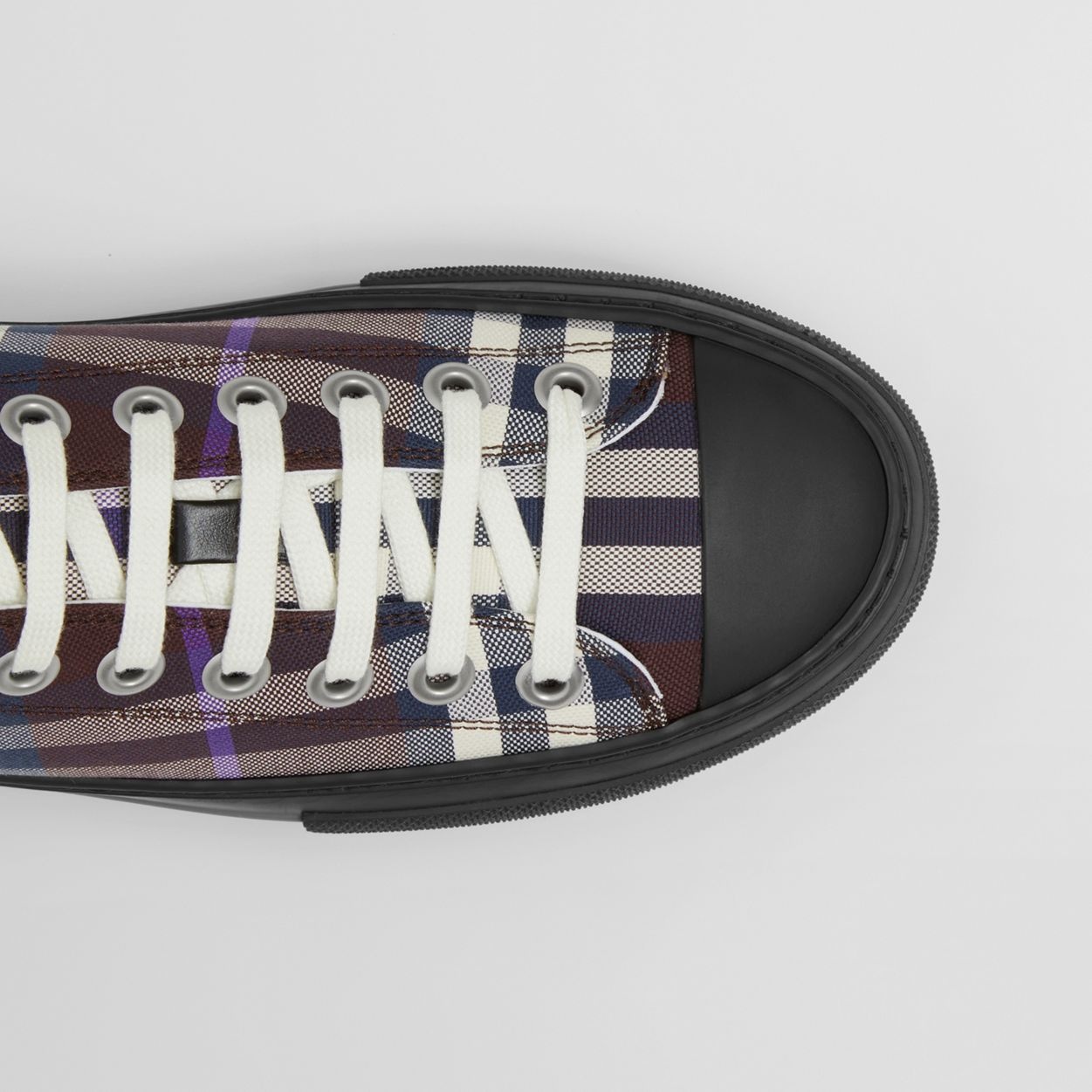 Check Cotton Sneakers - 2
