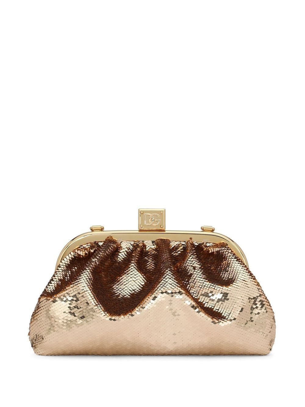 sequin-embellished clutch bag - 3