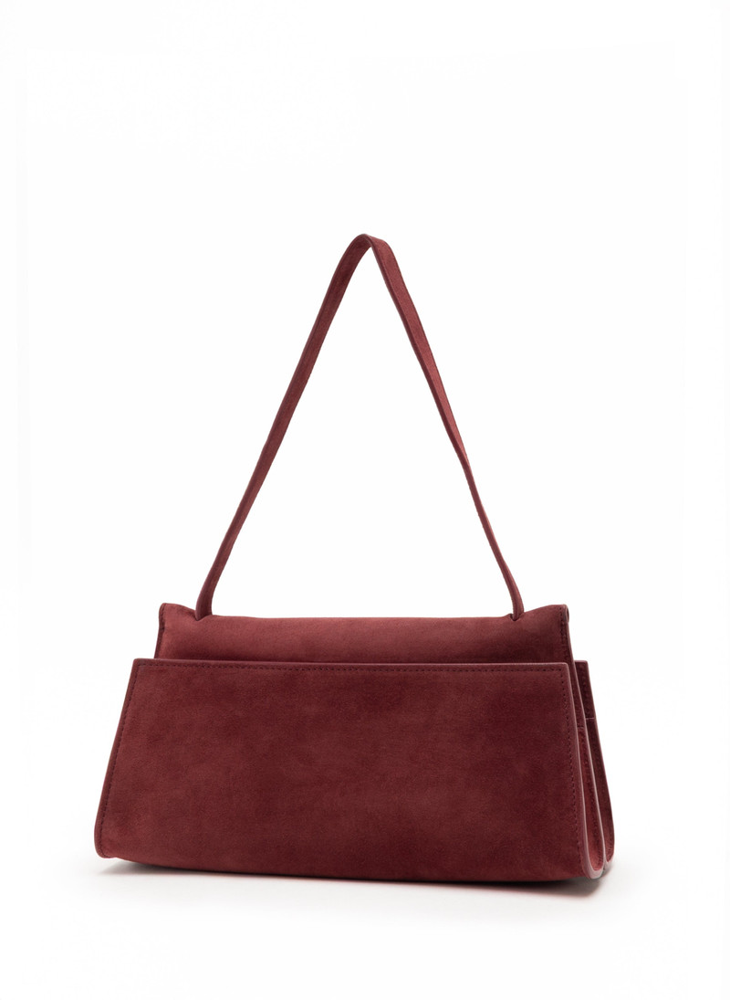 Elleme Long Papillon Suede Burgundy outlook
