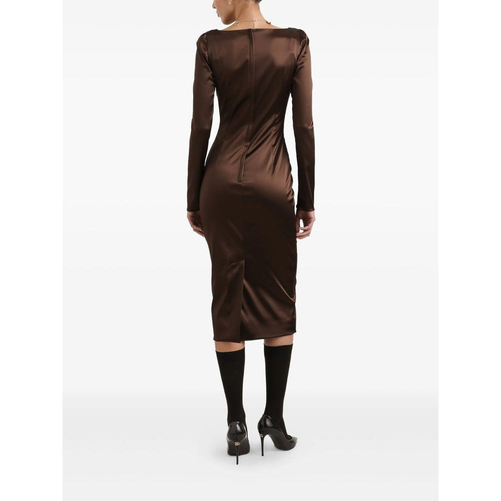 Dolce & Gabbana Brown Dresses - Cocktail & Party Dresses Women - 4