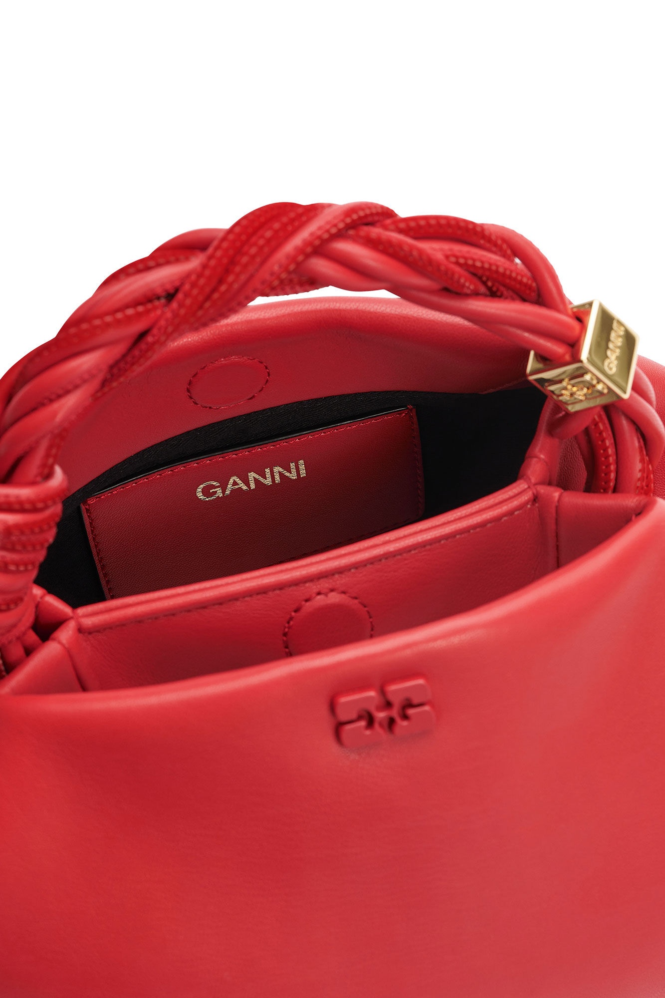 RED SMALL GANNI BOU BAG - 2