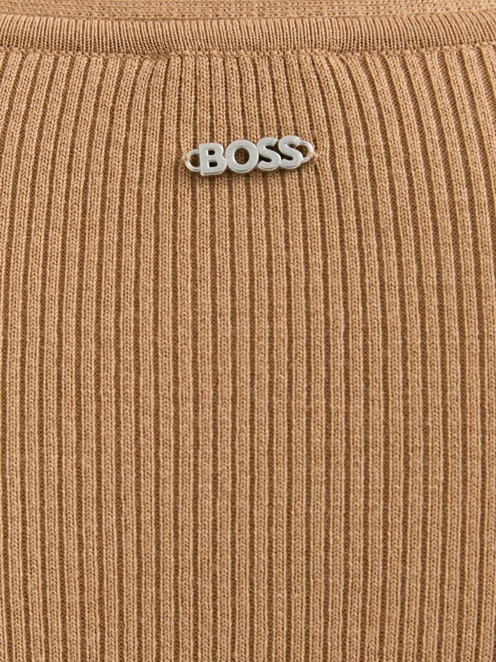 ribbed V-neck sweater - 5
